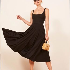 Reformation Rou Knit dress black size small